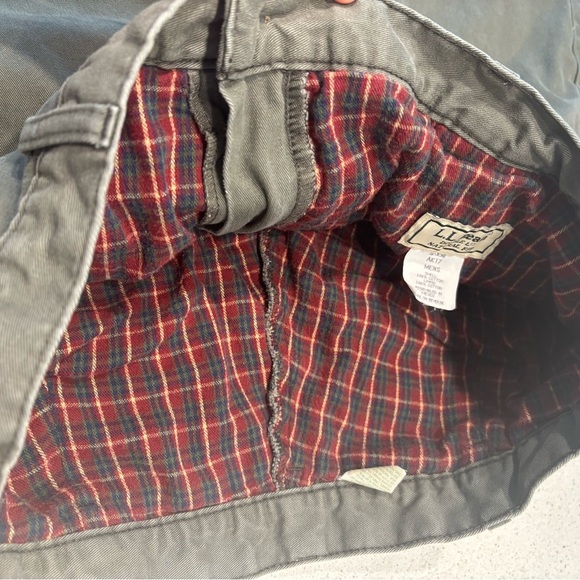 L.L. Bean Green Double Layered Chinos, Men’s, 35x30 - Picture 4 of 6